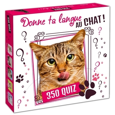 Boîte Quiz Donne ta langue au Chat ! : 350 quiz pour les fans de chats ! | 