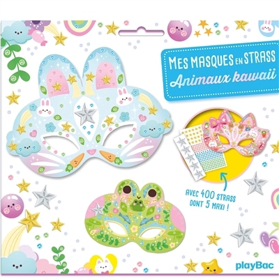 Mes masques en strass : animaux kawaii | Bricolage divers