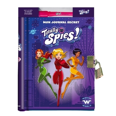 Mon journal secret Totally Spies avec stylo magique | Playbac Éditions