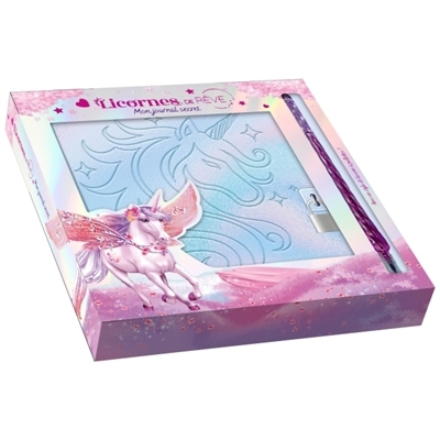 Licornes de rêve : Mon journal secret avec stylo licorne | Playbac Éditions