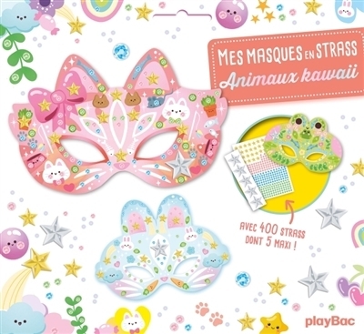 Mes masques en strass : Animaux kawaii | Ortal, Ophélie