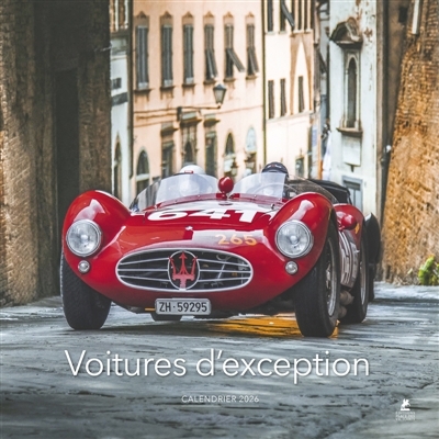 Calendrier 2026 : Voitures d'exception | 
