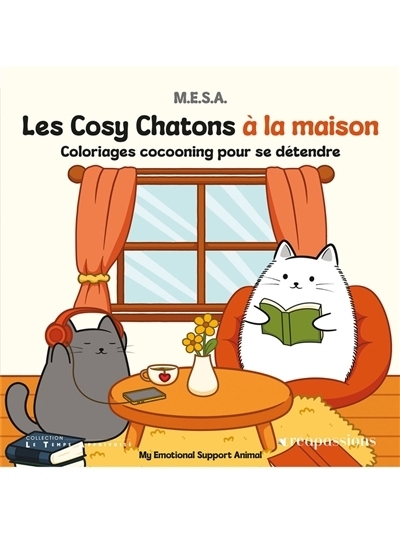 Les cosy chatons à la maison : Coloriages cooconing pour se détendre | 