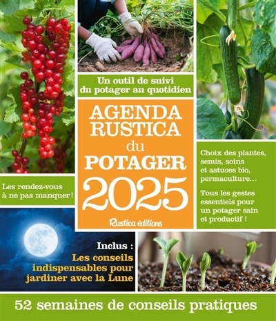 Agenda Rustica du potager 2025 | Elger, Robert (Auteur)