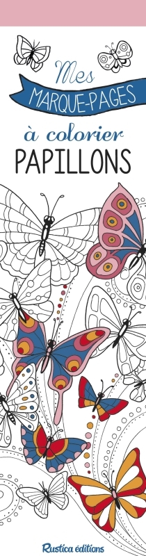 Papillons : mes marque-pages à colorier | Zottino, Marica (Illustrateur)
