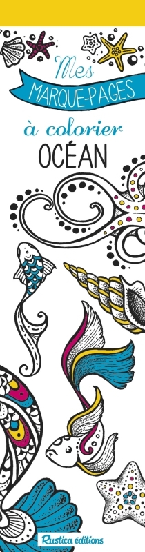 Océan : mes marque-pages à colorier | Zottino, Marica (Illustrateur)