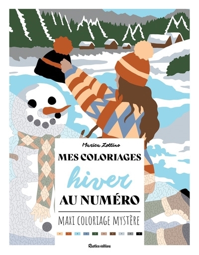 Mes coloriages hiver au numéro | Zottino, Marica