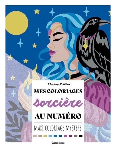 Mes coloriages sorcière au numéro | Zottino, Marica