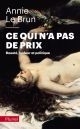 Ce qui n'a pas de prix : beauté, laideur et politique | Le Brun, Annie