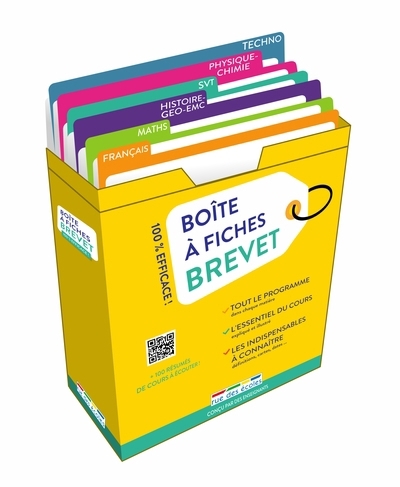 Boîte à fiches brevet : 100 % efficace ! | 