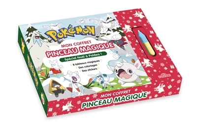 Pokémon : Mon coffret pinceau magique : Spécial Noël à Paldea ! | The Pokémon Company (Auteur)