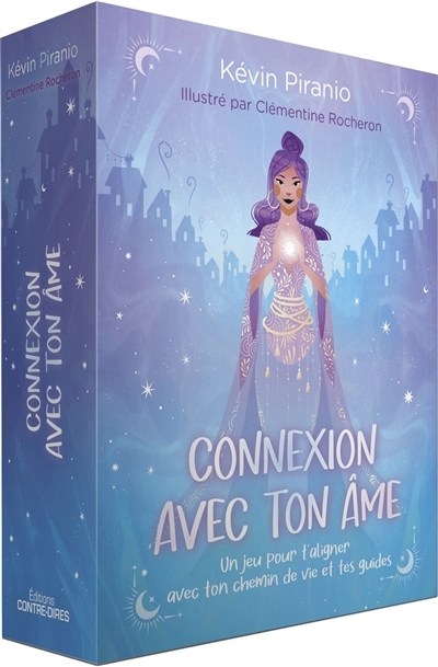 Connexion d'âmes : un jeu spirituel pour se reconnecter à son chemin de vie | Piranio, Kévin (Auteur) | Rocheron, Clémentine (Illustrateur)