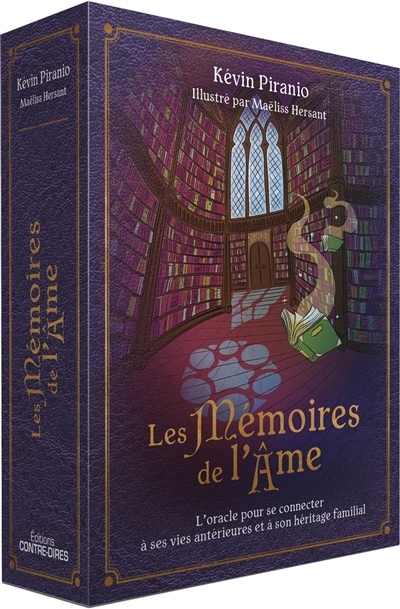 Les mémoires de l'âme : l'oracle pour se connecter à ses vies antérieures et à son héritage familial | Piranio, Kévin (Auteur) | Hersant, Maëliss (Illustrateur)