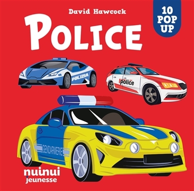 Police : 10 pop-up | Hawcock, David (Auteur) | Cerato, Mattia (Illustrateur)