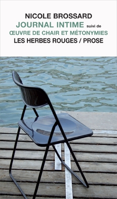 Journal intime; suivi de, Oeuvre de chair et métonymies | Brossard, Nicole