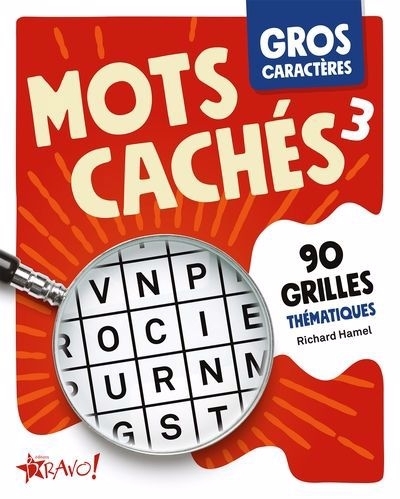 Gros caractères - Mots cachés 3 | Hamel, Richard