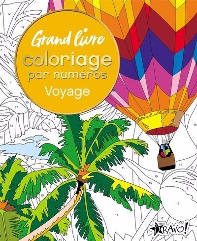Grand livre de coloriage par numéros - Voyage | Woodroffe, David | Sanders, Martin