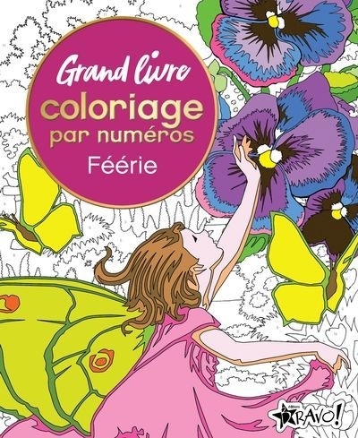 Grand livre de coloriage par numéros - Féérie | Woodroffe, David | Lennox, Else