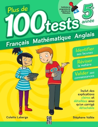 Plus de 100 tests pour se préparer et reussir - 5e année | 