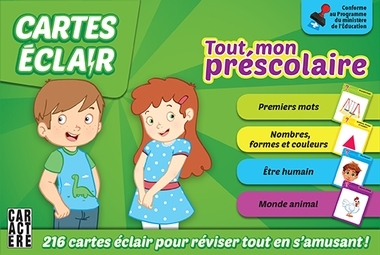 Cartes éclair : tout mon préscolaire | Jeux éducatifs