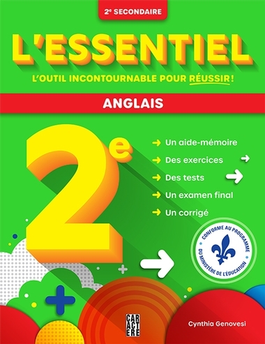 L'essentiel 2e secondaire - Anglais - Nouvelle édition | Genovesi, Cynthia