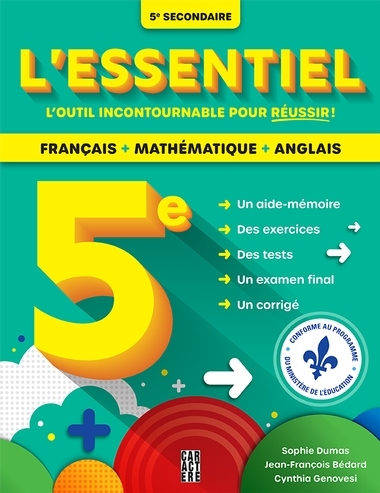 L'essentiel 5e secondaire - Nouvelle édition | collectif