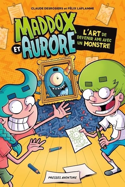 Maddox et Aurore - L'art de devenir ami avec un monstre | DesRosiers, Claude (Auteur) | Laflamme, Félix (Illustrateur)
