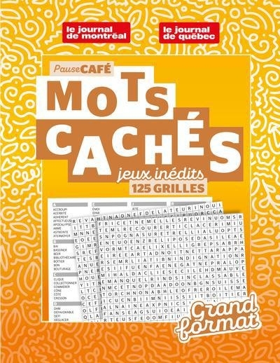 Pause Café : Mots cachés Grand format T.01 | 