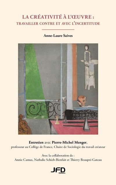 créativité à l’oeuvre : travailler contre et avec l’incertitude : Entretien avec Pierre-Michel Menger, professeur au Collège de France, Chaire de Sociologie du travail créateur (La) | Saives, Anne-Laure (Auteur) | Camus, Annie (Auteur) | Schieb-Bienfait, Nathalie (Auteur) | Beaupré-Gateau, Thierry (Auteur)