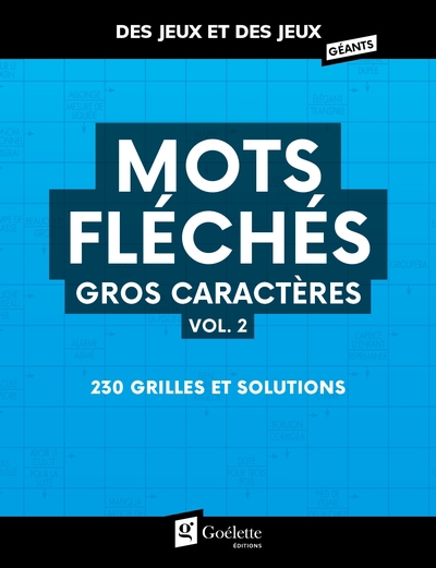 Mots fléchés gros caractères | 