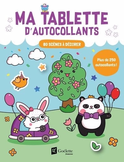 Ma tablette d'autocollants - trop mignon! : 80 scènes à décorer | 