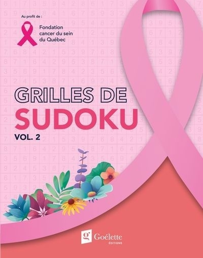 Sudokus vol.2 : Fondation cancer du sein du Québec | 