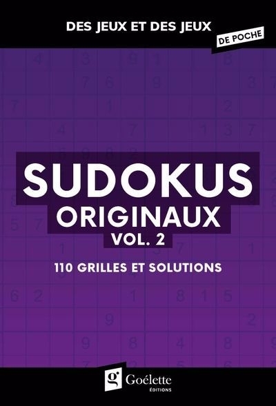 Sudokus originaux T. 02 | 