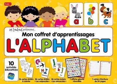 L'Alphabet - Mon coffret d'apprentissages | Beaudry, Brigitte (Auteur) | Peskin, Svetlana (Illustrateur)