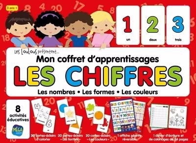 Les chiffres - Mon coffret d'apprentissage Nouv. Éd | Beaudry, Brigitte (Auteur) | Peskin, Svetlana (Illustrateur)