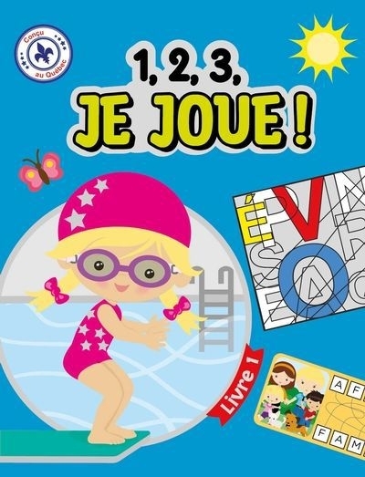 1, 2, 3, je joue! Jeune fille à la piscine | Peskin, Svetlana