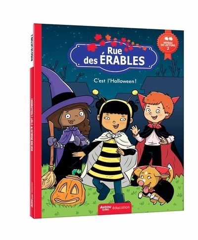 Rue des érables - C'est l'halloween ! (Niveau de lecture 2) | Richet, Béatrice Marie (Auteur) | Benoit, Mathieu (Illustrateur)