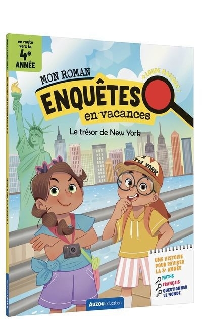Mon roman enquêtes en vacances - Le trésor de New York | Loupy, Christophe (Auteur) | Di Cara, Giulia (Illustrateur)
