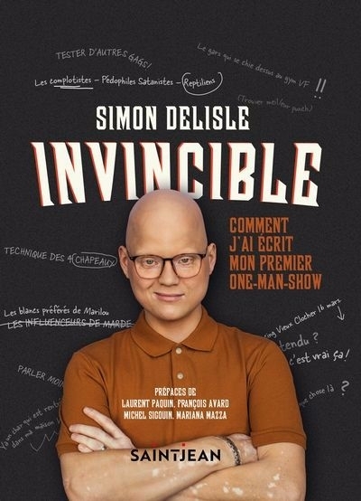 Invincible : comment j'ai écrit mon premier one-man-show | Delisle, Simon (Auteur)