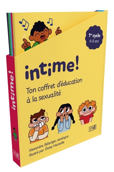 Ton coffret d'éducation à la sexualité : 1er cycle | Bélanger, Alexandra (Auteur) | Marseille, Éloïse (Illustrateur)