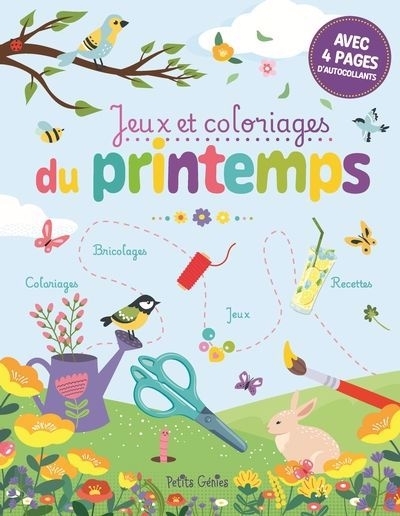 Jeux et coloriages du printemps | 