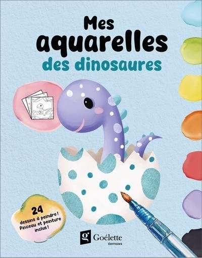 Mes aquarelles des dinosaures | 
