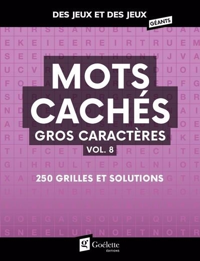 Mots cachés gros caractères  vol. 8 | 