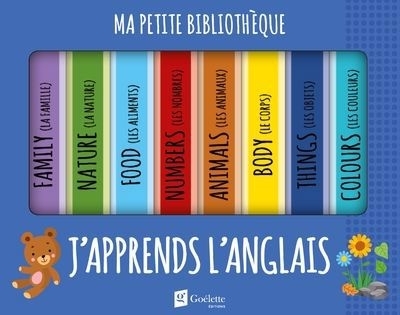 Ma petite bibliothèque - J'apprends l'anglais | 