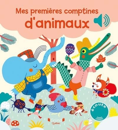 Mes premières comptines d'animaux | Mercier, Julie (Illustrateur)