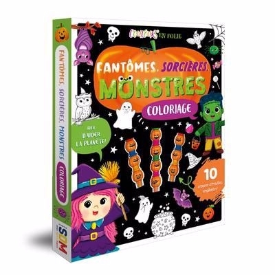 Fantômes, sorcières, monstres : Coloriage | 