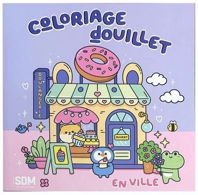 Coloriage douillet en ville | 