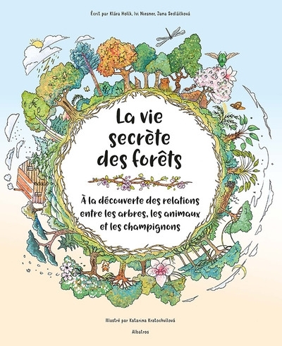 vie secrète des forêts : à la découverte des relations entre les arbres, les animaux et les champignons (La) | Holik, Klara (Auteur) | Niesner, Ivi (Auteur) | Sedlackova, Jana (Auteur) | Kratochvilova, Katarina (Illustrateur)