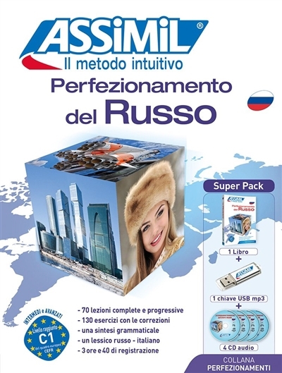 Perfezionamento del russo : super pack | Melnikova-Suchet, Victoria (Auteur) | Goussé, Jean-Louis (Illustrateur)