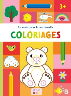 Coloriages 3+ - En route pour la maternelle | 